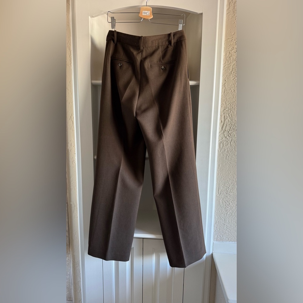 Aritzia Wilfred Rich Brown Women's Trousers Size 8 - Picture 5 of 9